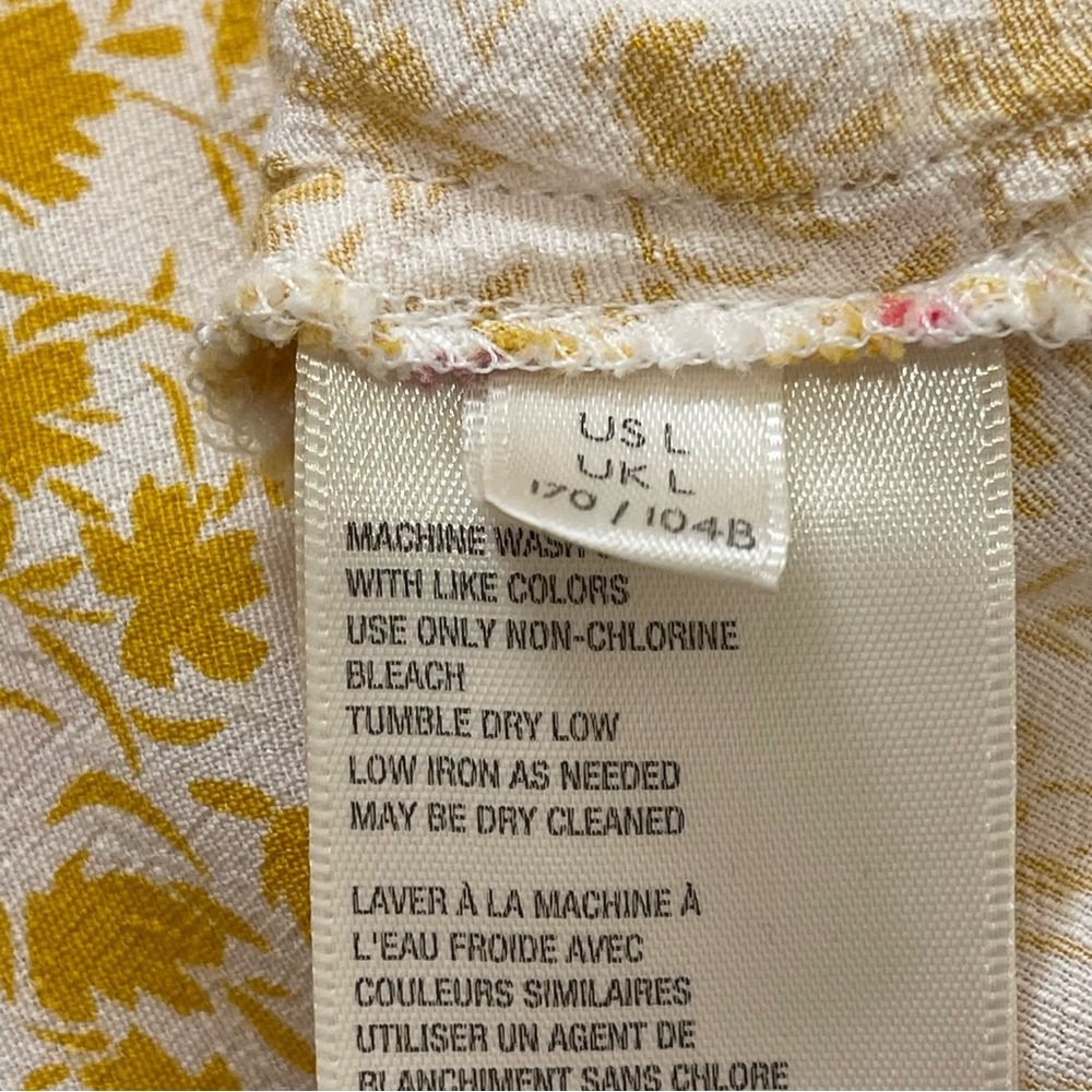 Free People In Full Bloom Midi Dress Size L - Picture 13 of 14